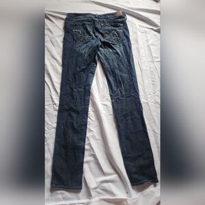 Skinny Low Rise Deep Blue American Eagle Jeans